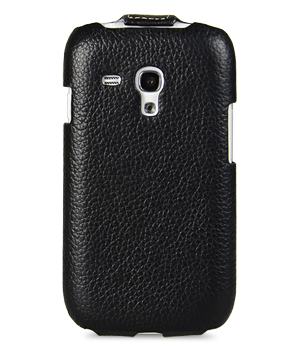 Кожаный чехол Melkco для Samsung Galaxy S3 Mini GT-I8190 - Jacka Type - чёрный Кожаный чехол Melkco для Samsung Galaxy S3 Mini GT-I8190 - Jacka Type - чёрный