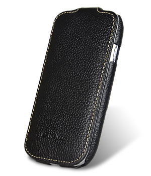 Кожаный чехол Melkco для Samsung Galaxy S3 Mini GT-I8190 - Jacka Type - чёрный Кожаный чехол Melkco для Samsung Galaxy S3 Mini GT-I8190 - Jacka Type - чёрный